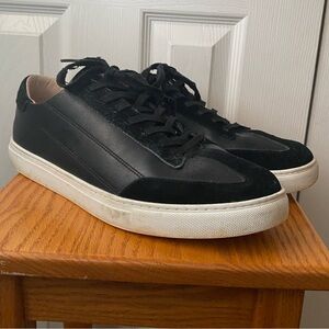 BYLT Premium Basics Retroday Black Leather/Suede Low Sneakers SZ 13